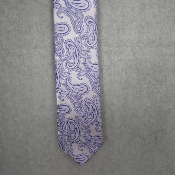 Brand Q | 3 Pc Satin Paisley Formal Vest, Tie & Hankie | Size M - Picture 6 of 11